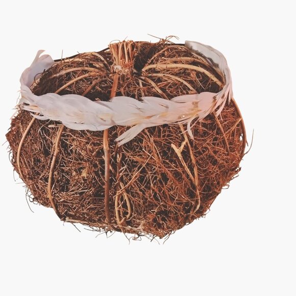 Handcrafted Gray Feather Headband Rhinestones Boho Festival - Picture 2 of 6